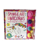 Sponge Art Unicorns and Magical Creatures