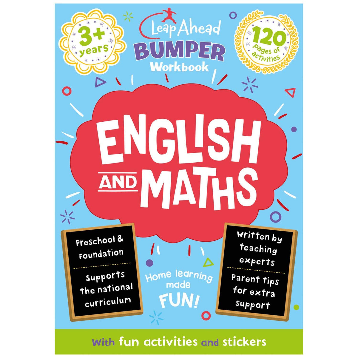 Leap Ahead Bumper Workbook: 3+ Years English and Maths